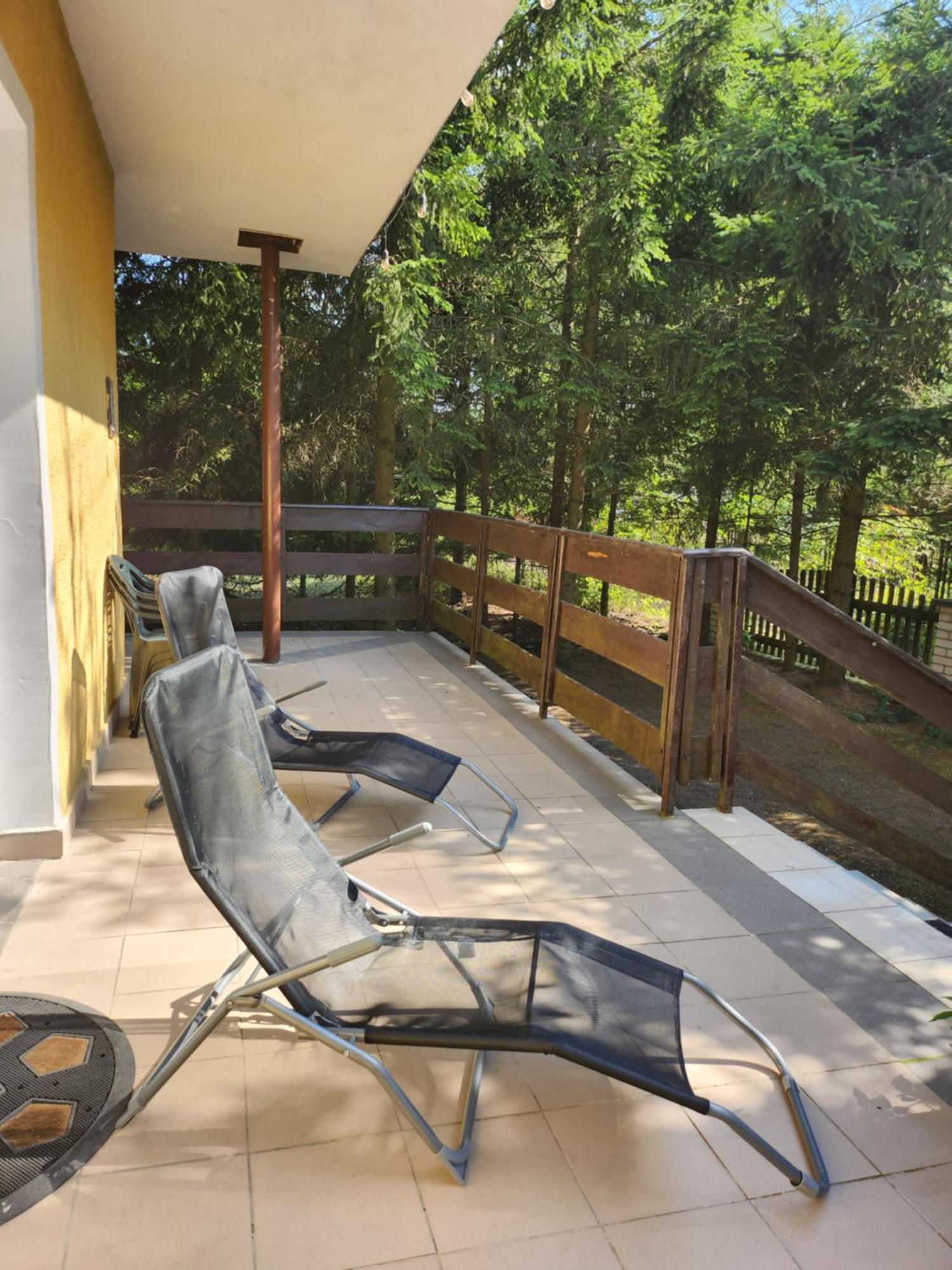 Duzy Dom Wilkasy Zalesie 100M Od Plazy Villa Exterior foto